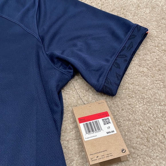 Men's Nike Benzema France Home Jersey 2022 size L brand new with tag - Picture 5 of 9